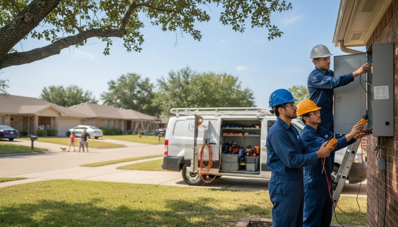 Certified electrician providing emergency electrical services in Cora, WY